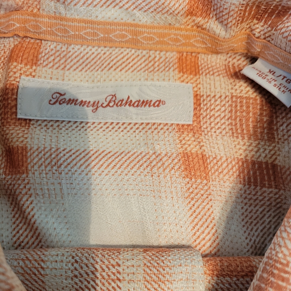 Tommy Bahama Silk Shirt XL - Picture 3 of 5